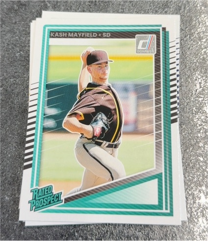 2025 Donruss Rated Prospect #183 Kash Mayfield — front