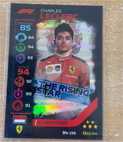 2020 Topps F1 Turbo Attax #156 Charles Leclerc — front