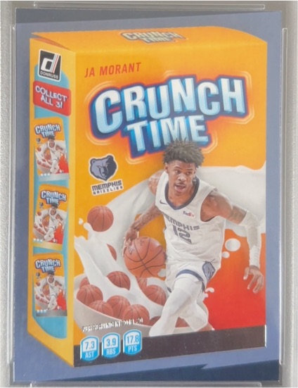 2020-21 Panini Donruss #19 Ja Morant Crunch Time — front
