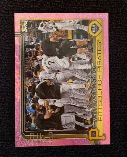 2025 Topps Series 2 #677 Pittsburgh Pirates Team Card — front