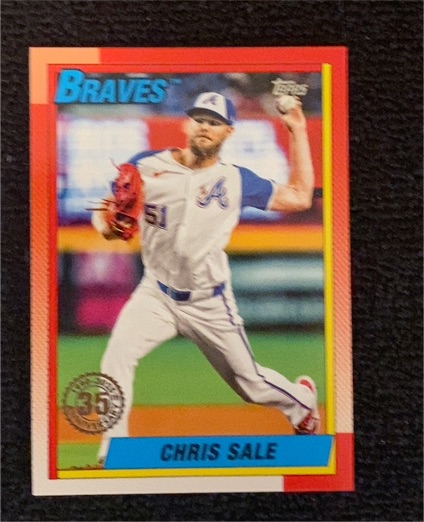 2025 Topps Series 2 1990 35th Anniversary #90B2-4 Chris Sale — front
