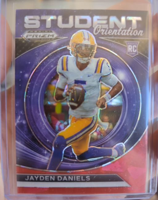 2024 Panini Prizm Draft Picks Student Orientation #SO-JD Jayden Daniels — front