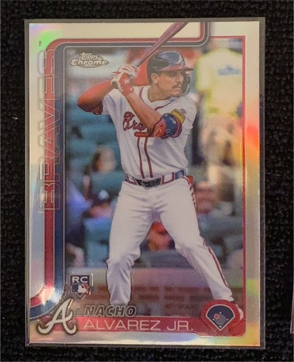 2025 Topps Chrome #75 Nacho Alvarez Jr. — front
