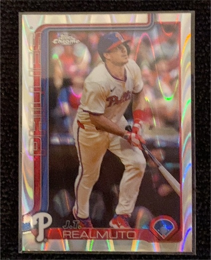 2025 Topps Chrome #2 J.T. Realmuto — front