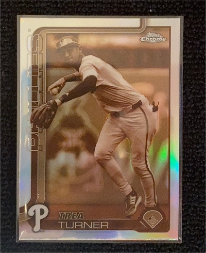 2025 Topps Chrome #208 Trea Turner — front