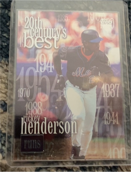 1999 Topps 20th Century's Best #234 Rickey Henderson — front