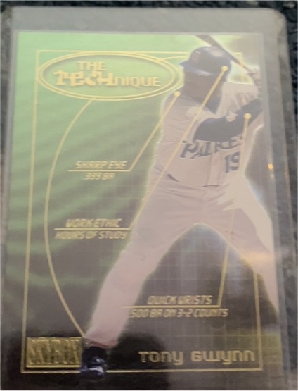 2000 SkyBox The Technique #2T Tony Gwynn — front