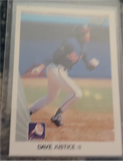 1992 Classic Best #116 Dave Justice — front