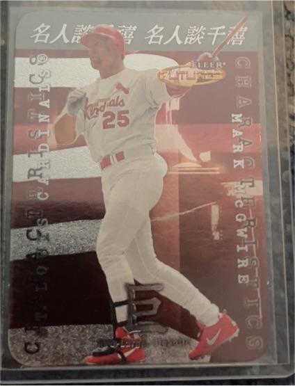 2001 Fleer Futures Characteristics #2C Mark McGwire — front