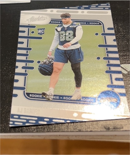 2024 Panini Absolute #184 AJ Barner — front