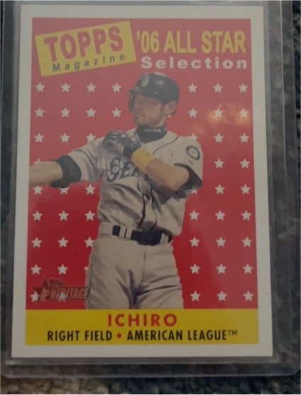 2007 Topps Heritage #489 Ichiro Suzuki — front