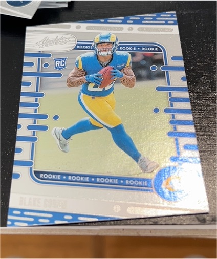 2024 Panini Absolute Football #168 Blake Corum Rookie Card — front