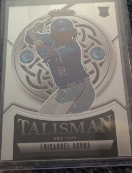 2025 Panini Prizm Talisman #8 Luisangel Acuna — front