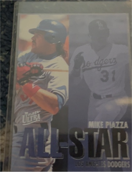 1995 Fleer Ultra #15 Mike Piazza All-Star — front