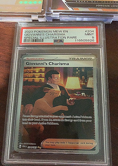 2023 Pokémon #204 Giovanni's Charisma — front