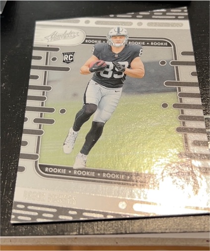 2024 Panini Absolute Football #113 Brock Bowers Rookie Card — front