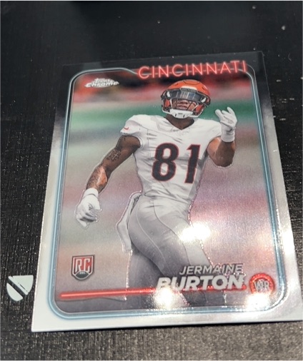 2024 Topps Chrome #240 Jermaine Burton — front
