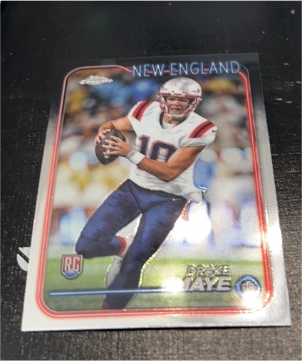 2024 Topps Chrome #203 Drake Maye — front