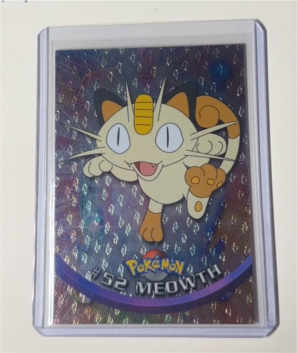 1999 Topps Pokemon TV Animation Series 1 #52 Meowth — front