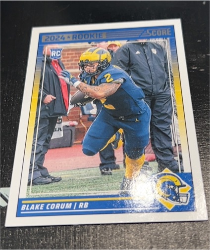 2024 Panini Score #389 Blake Corum Rookie — front