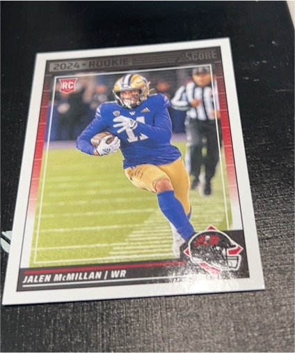 2024 Panini Score #380 Jalen McMillan — front