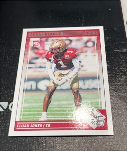 2024 Panini Score #377 Elijah Jones — front
