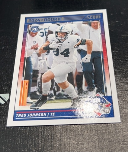 2024 Panini Score #375 Theo Johnson Rookie — front