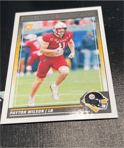 2024 Panini Score #373 Payton Wilson Pittsburgh Steelers — front