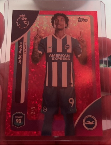 2025 Topps Premier League #2 João Pedro — front