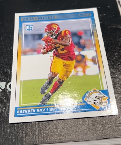 2024 Panini Score #364 Brenden Rice — front