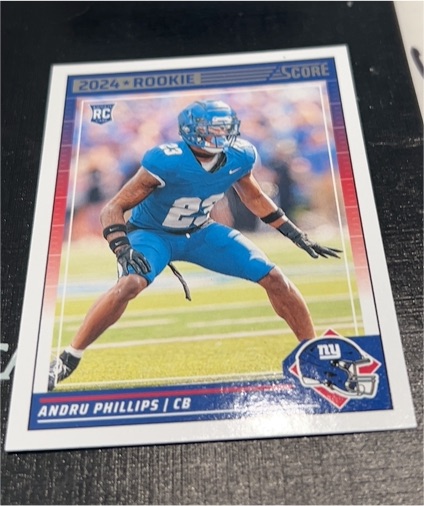2024 Panini Score #349 Andru Phillips Rookie — front