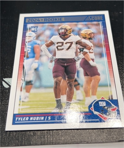 2024 Panini Score #347 Tyler Nubin Rookie Card — front