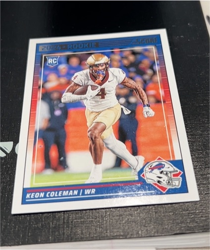 2024 Panini Score #337 Keon Coleman — front