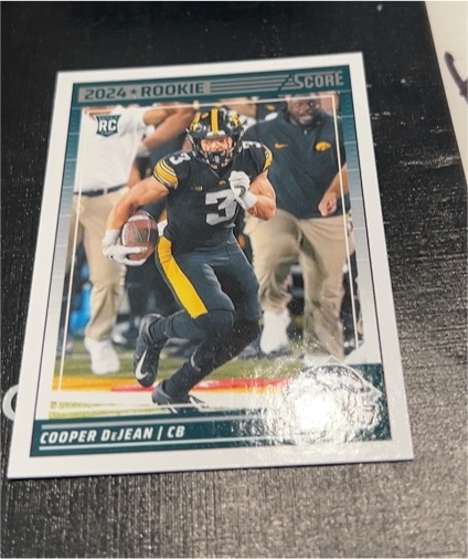 2024 Score Football Rookies #334 Cooper DeJean — front