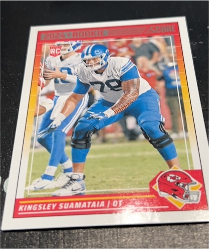 2024 Panini Score #331 Kingsley Suamataia RC — front