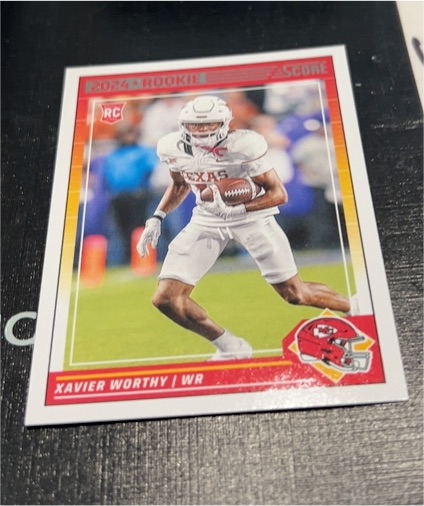 2024 Score #324 Xavier Worthy — front