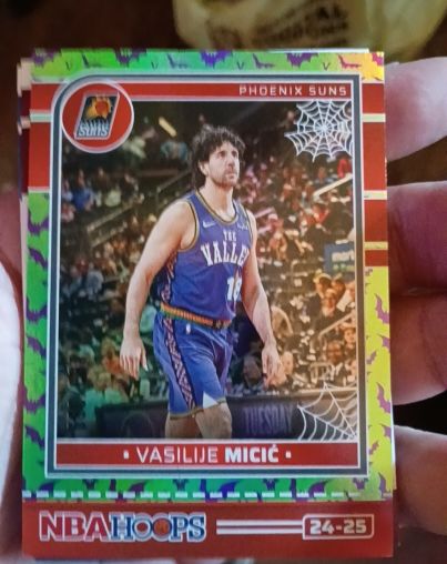2024-25 Panini NBA Hoops Haunted Hoops #24-25 Vasilije Micic — front