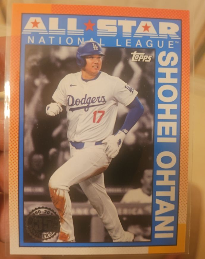 2025 Topps Series 2 #90AS-2 Shohei Ohtani 1990 Topps All Star Dodgers — front
