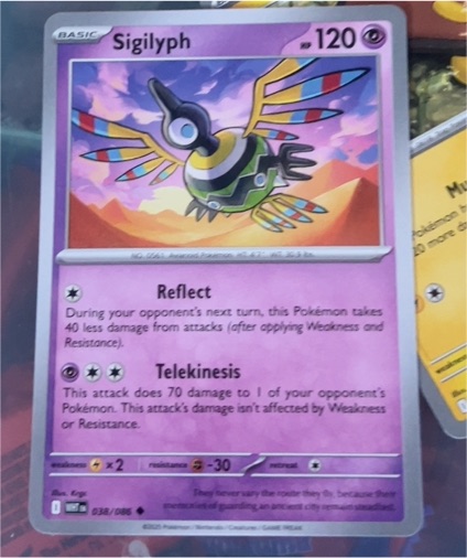 2023 Pokémon Scarlet & Violet #038 Sigilyph — front