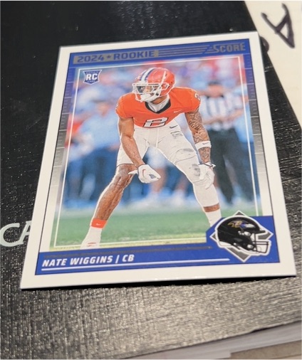2024 Panini Score #320 Nate Wiggins — front