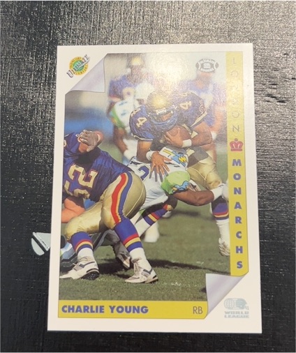 1992 Ultimate WLAF #2 Charlie Young — front
