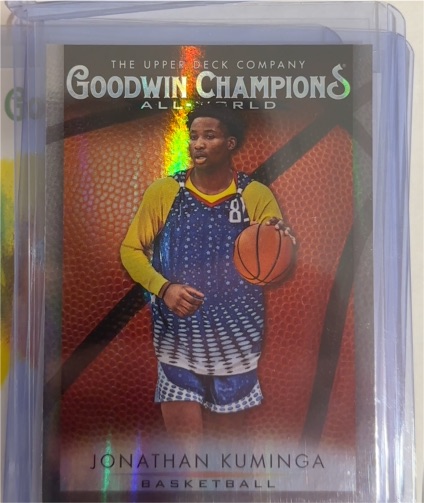 2021 Upper Deck Goodwin Champions All-World #GB-12 Jonathan Kuminga — front