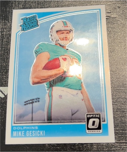 2018 Donruss Optic #187 Mike Gesicki — front