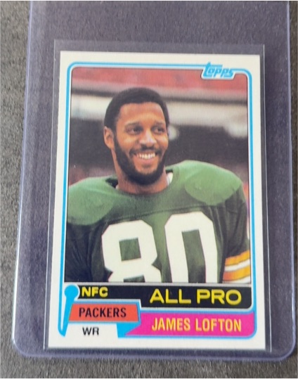 1981 Topps #430 James Lofton — front