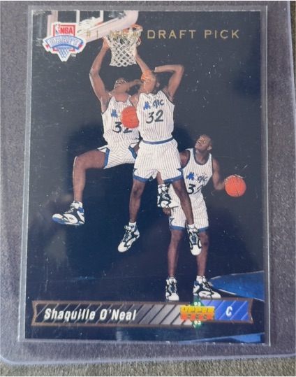 1992-93 Upper Deck #1b Shaquille O'Neal Rookie Card — front