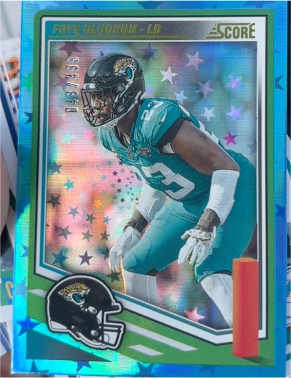 2025 Panini Score #88 Foye Oluokun Jacksonville Jaguars — front