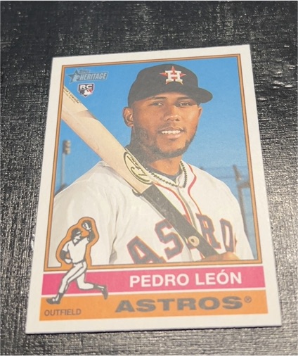 2025 Topps Heritage #271 Pedro León — front