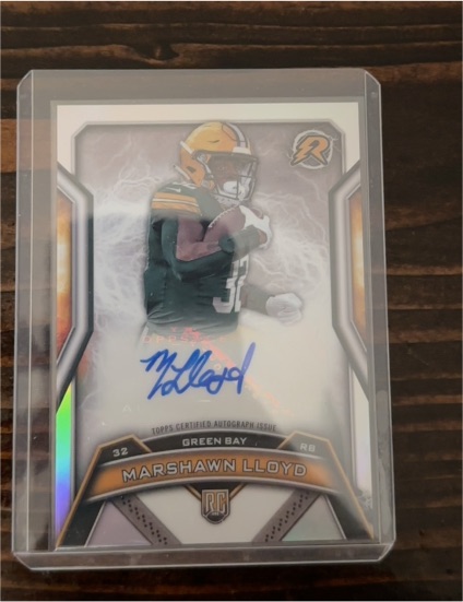 2024 Topps Resurgence Rookie Signatures #RRS-MLL Marshawn Lloyd — front