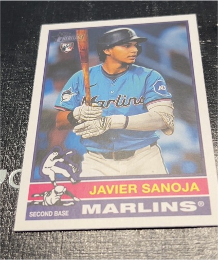 2025 Topps Heritage #167 Javier Sanoja — front