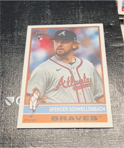 2025 Topps Heritage #58 Spencer Schwellenbach — front